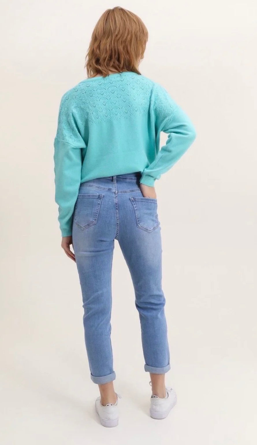 G Smack Mom Fit Jeans | Style M890 | Turn Up Ankle Denim