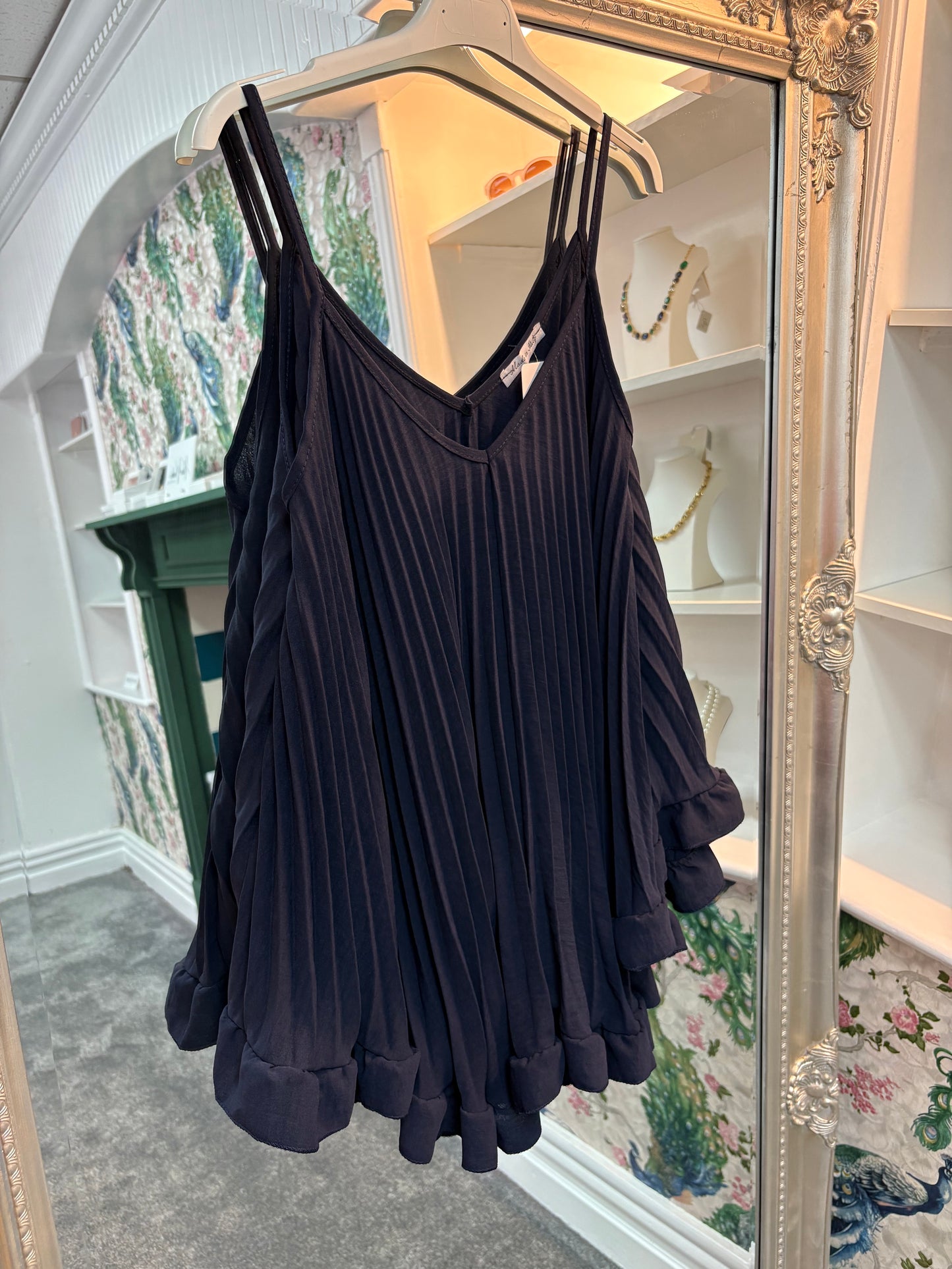 Pleated Strappy Top One Size Fits 8-22