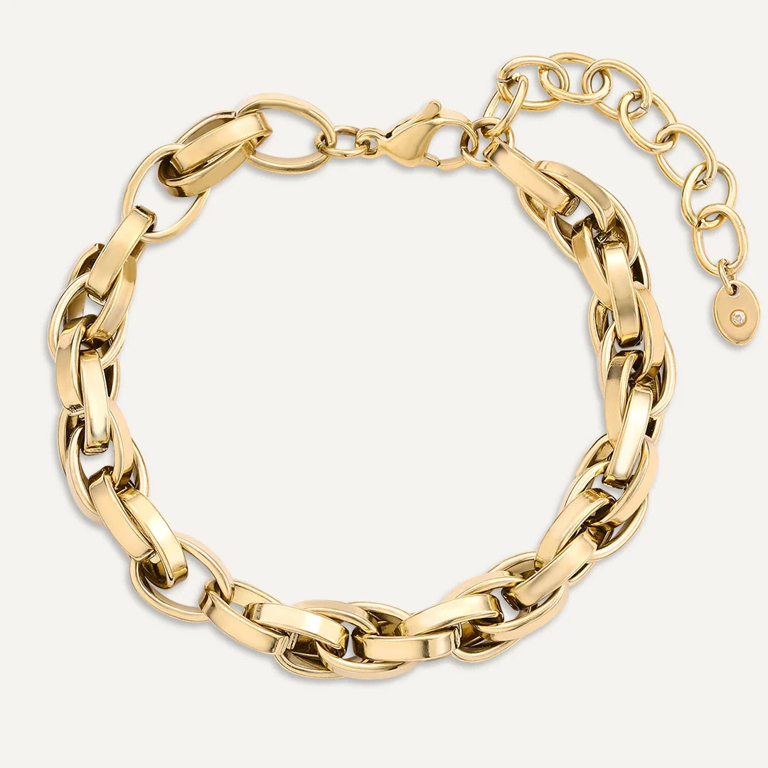Gold Plated Chunky Bracelet
