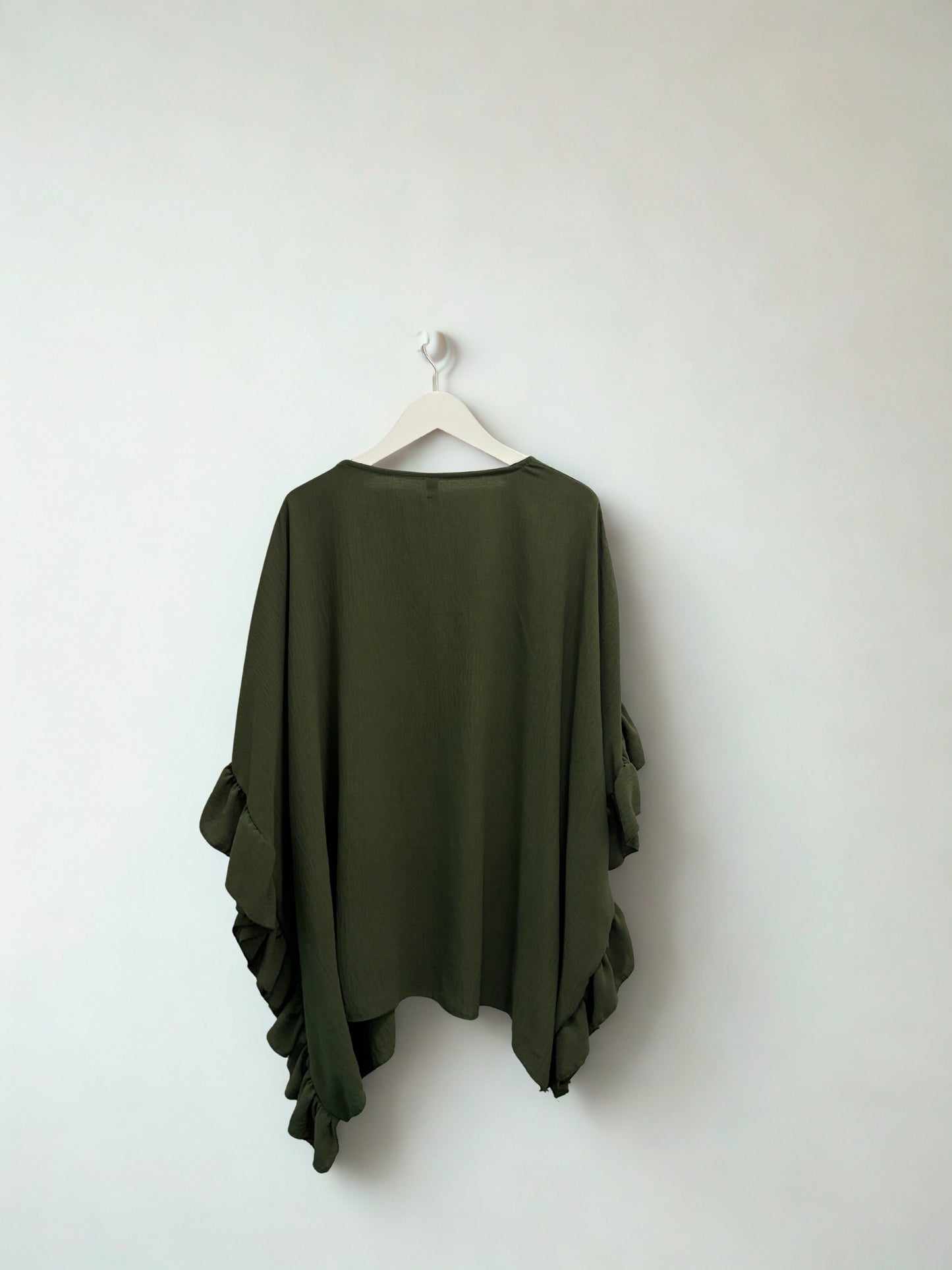 Frill Sleeve Kimono One Size 8-24/26