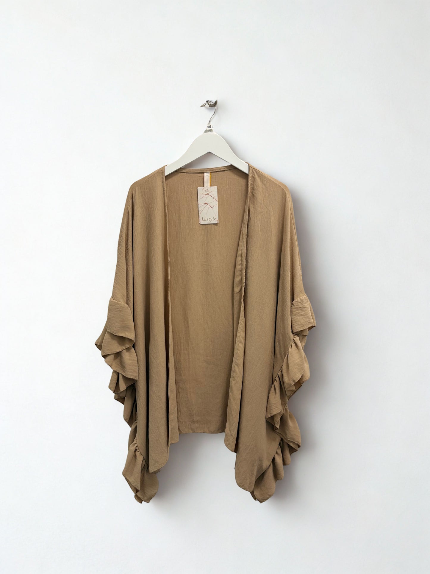 Frill Sleeve Kimono One Size 8-24/26