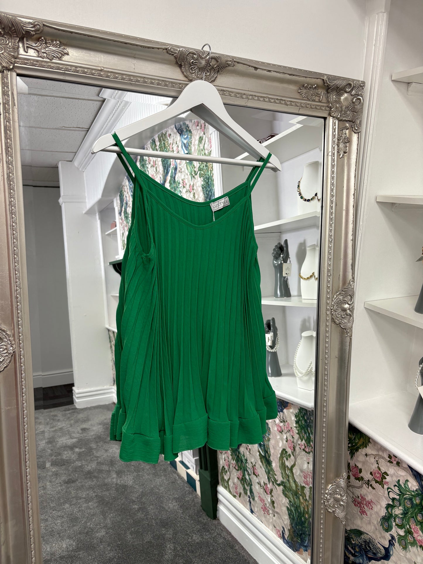 Luxtyle Pleated Top and Trouser Co-ord Set One Size 8-18