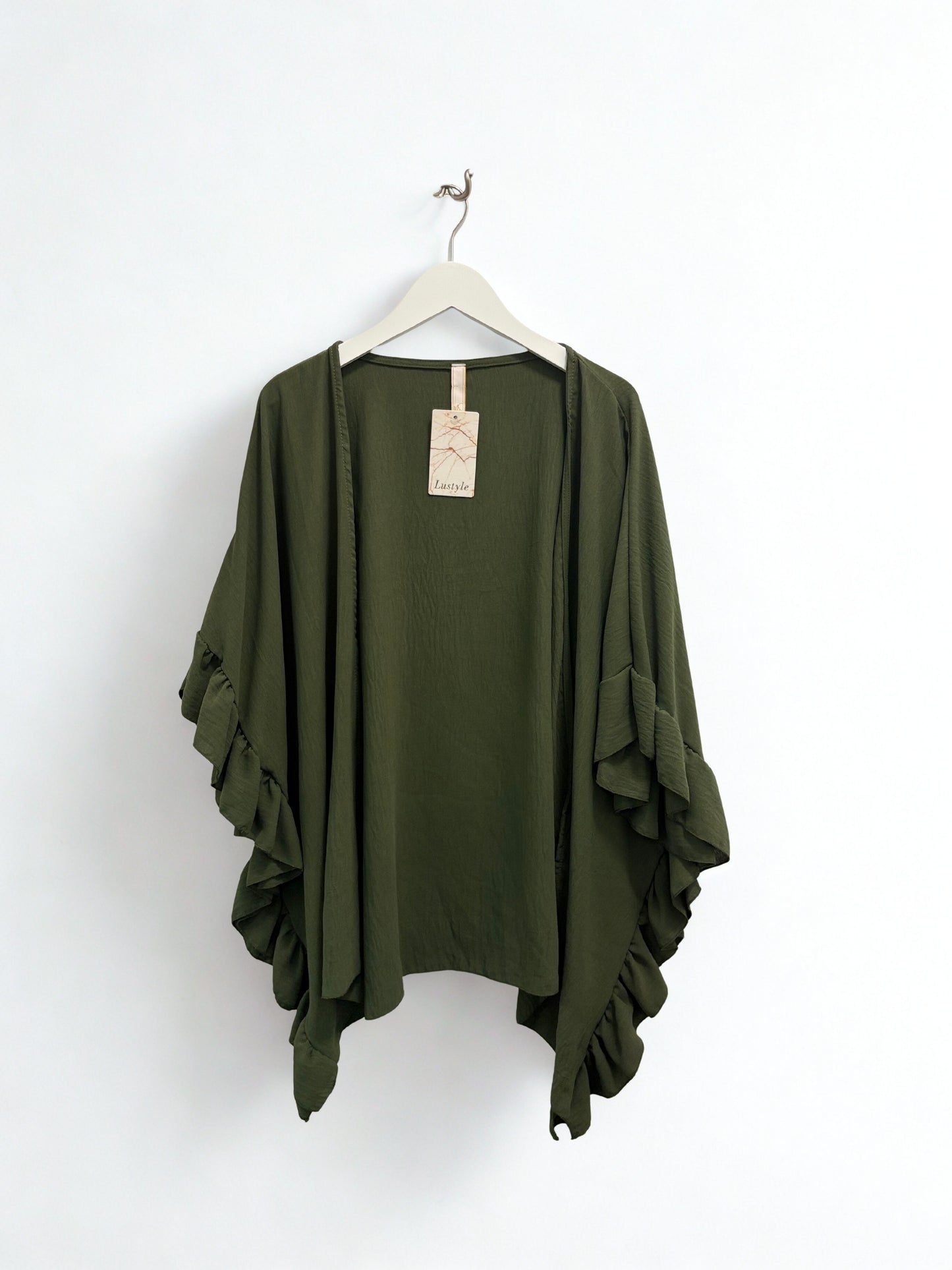 Frill Sleeve Kimono One Size 8-24/26