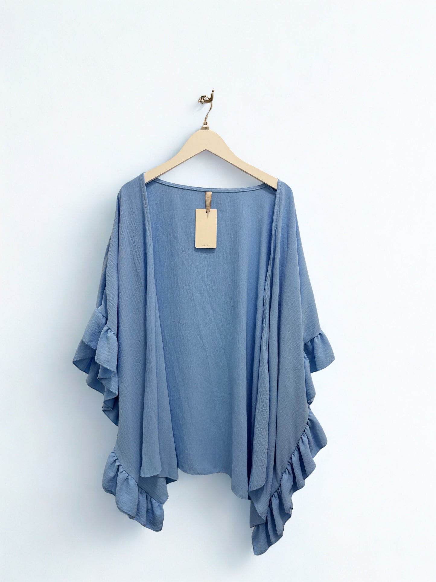 Frill Sleeve Kimono One Size 8-24/26