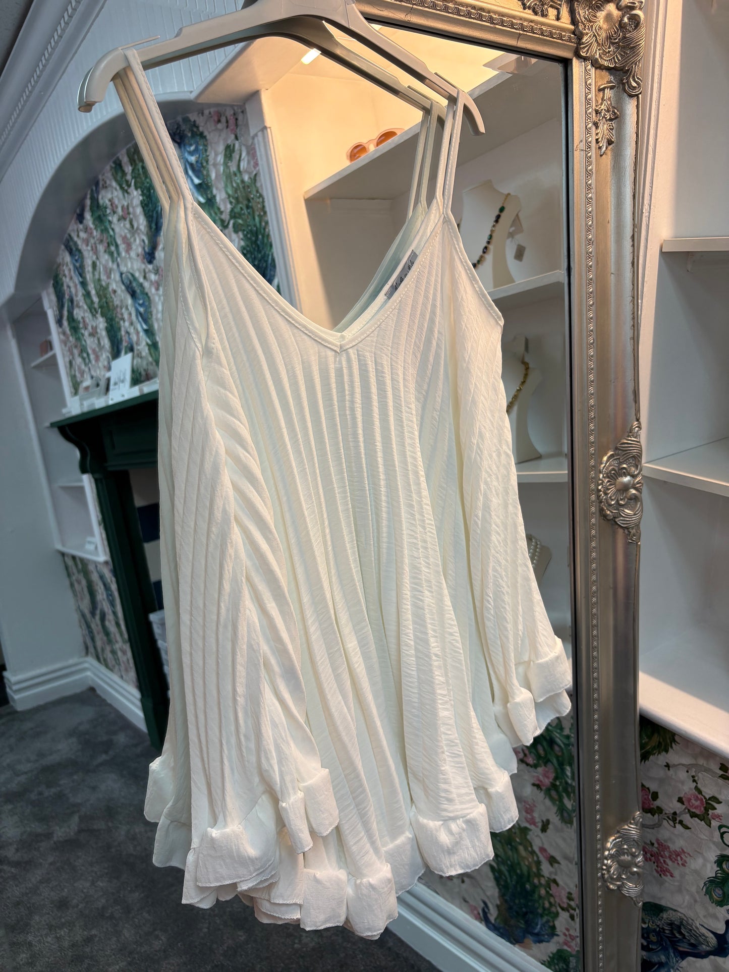 Pleated Strappy Top One Size Fits 8-22