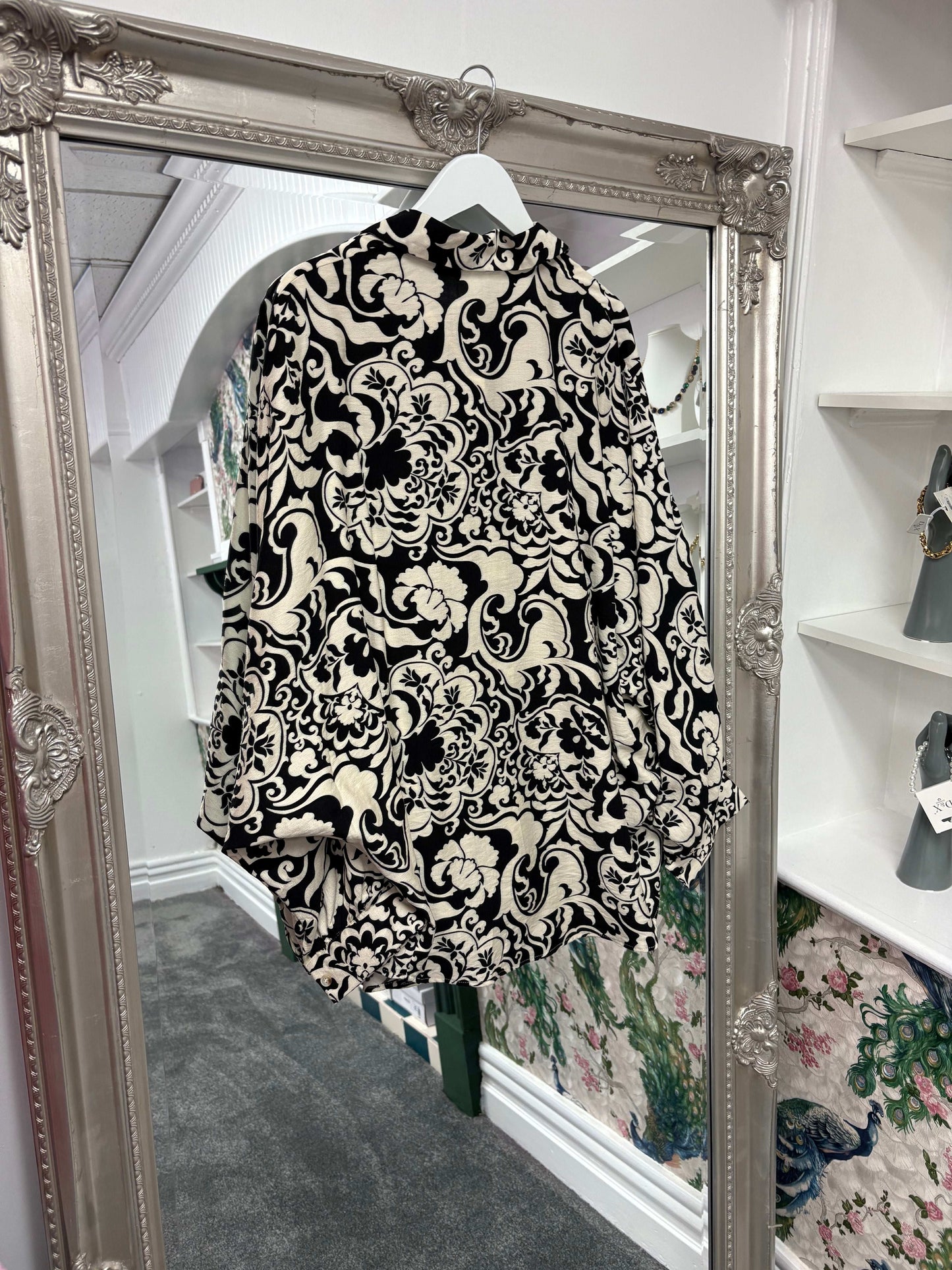 Luxtyle Patterned Blouse One Size Fits 8-18