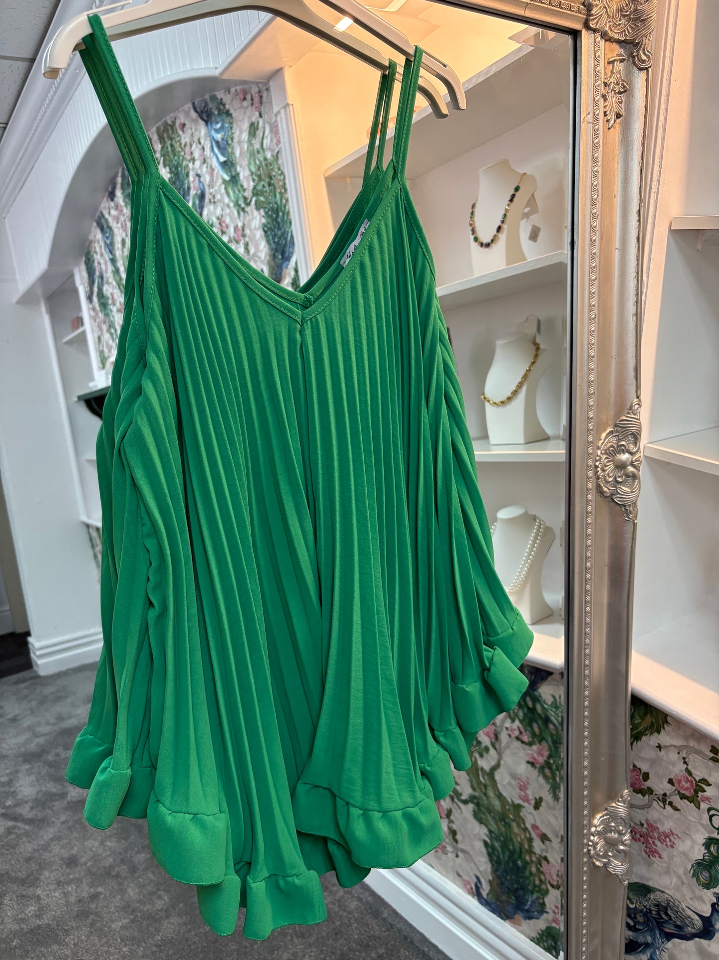 Pleated Strappy Top One Size Fits 8-22