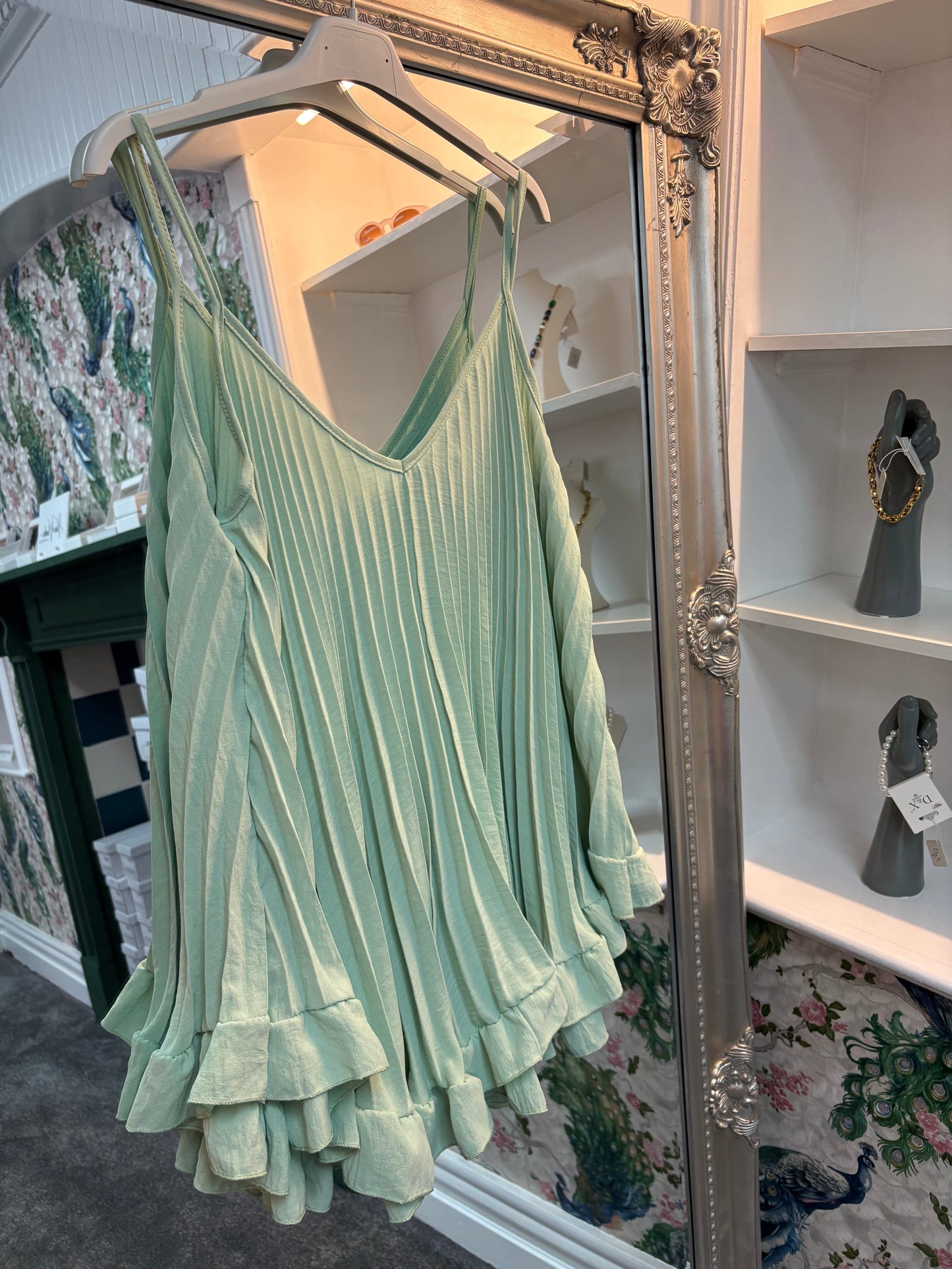 Pleated Strappy Top One Size Fits 8-22