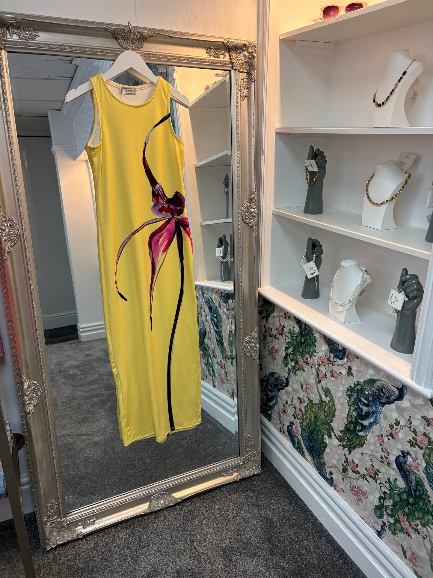 Luxtyle Flower Dress One Size 8-10/12