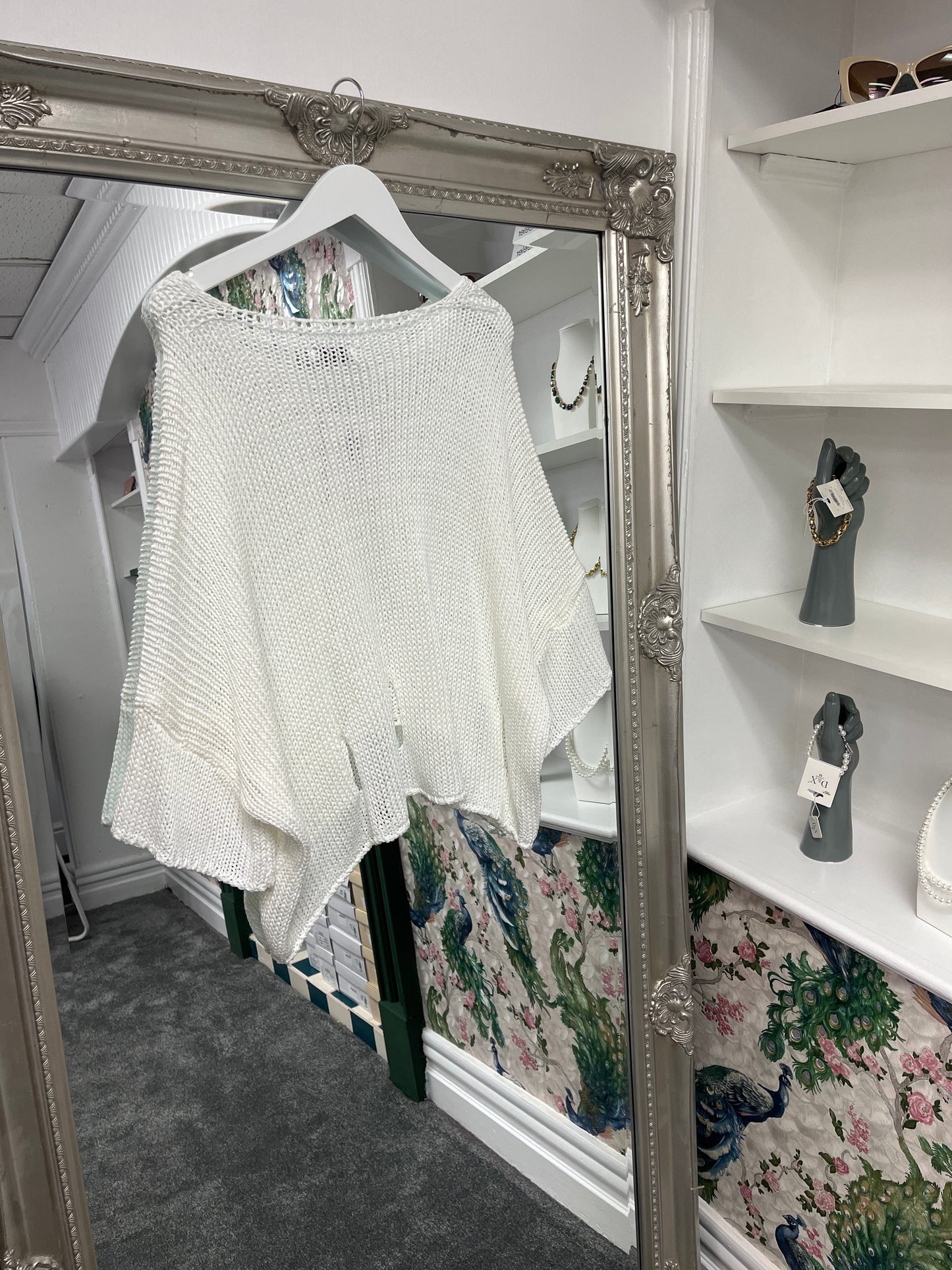 Crochet Knit Jumper – One Size Fits UK 8–14