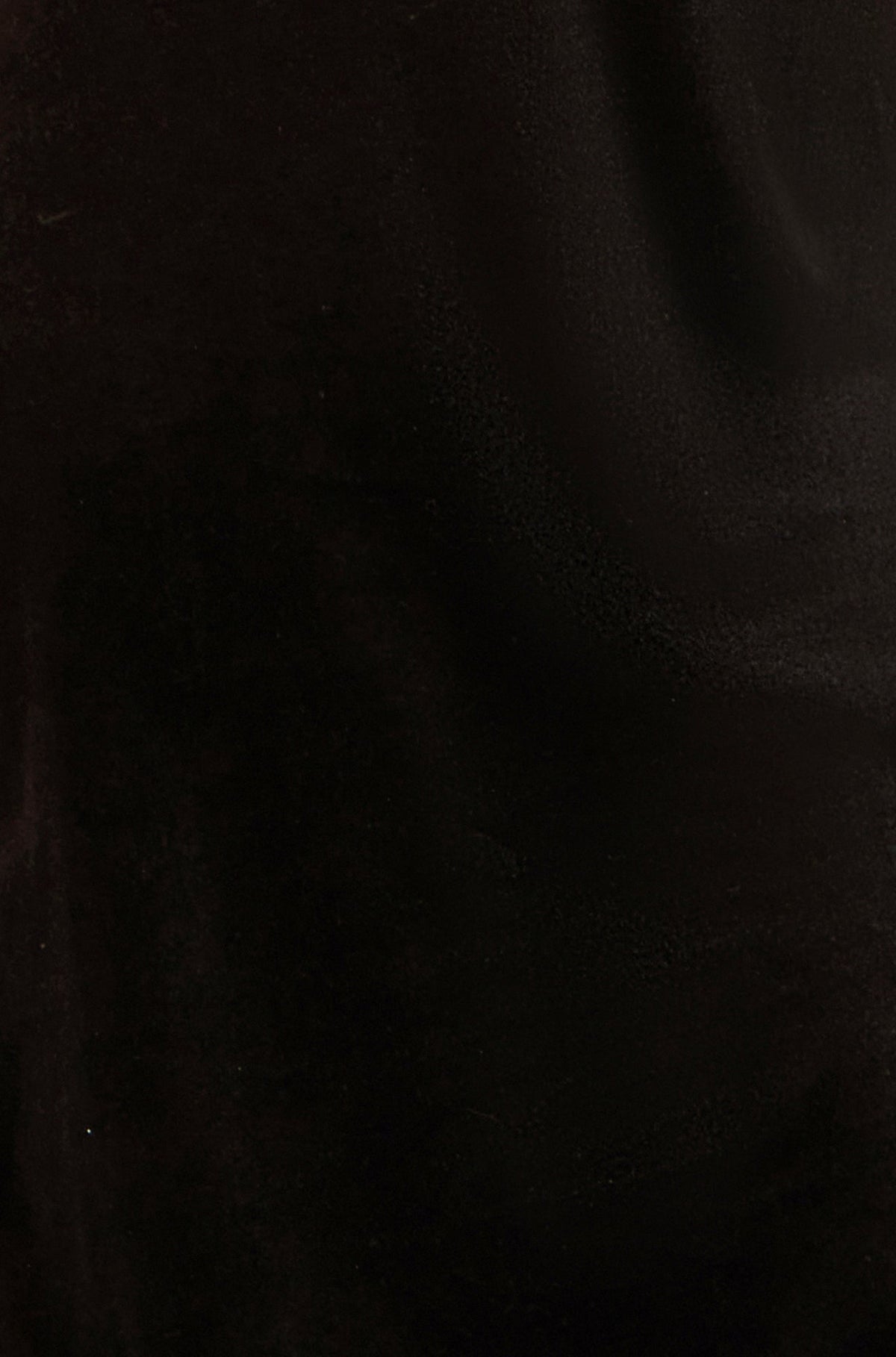 Yumi Black Velvet Embellised Neckline Midi Dress