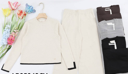 Contrast Trim Soft Touch Coord Set