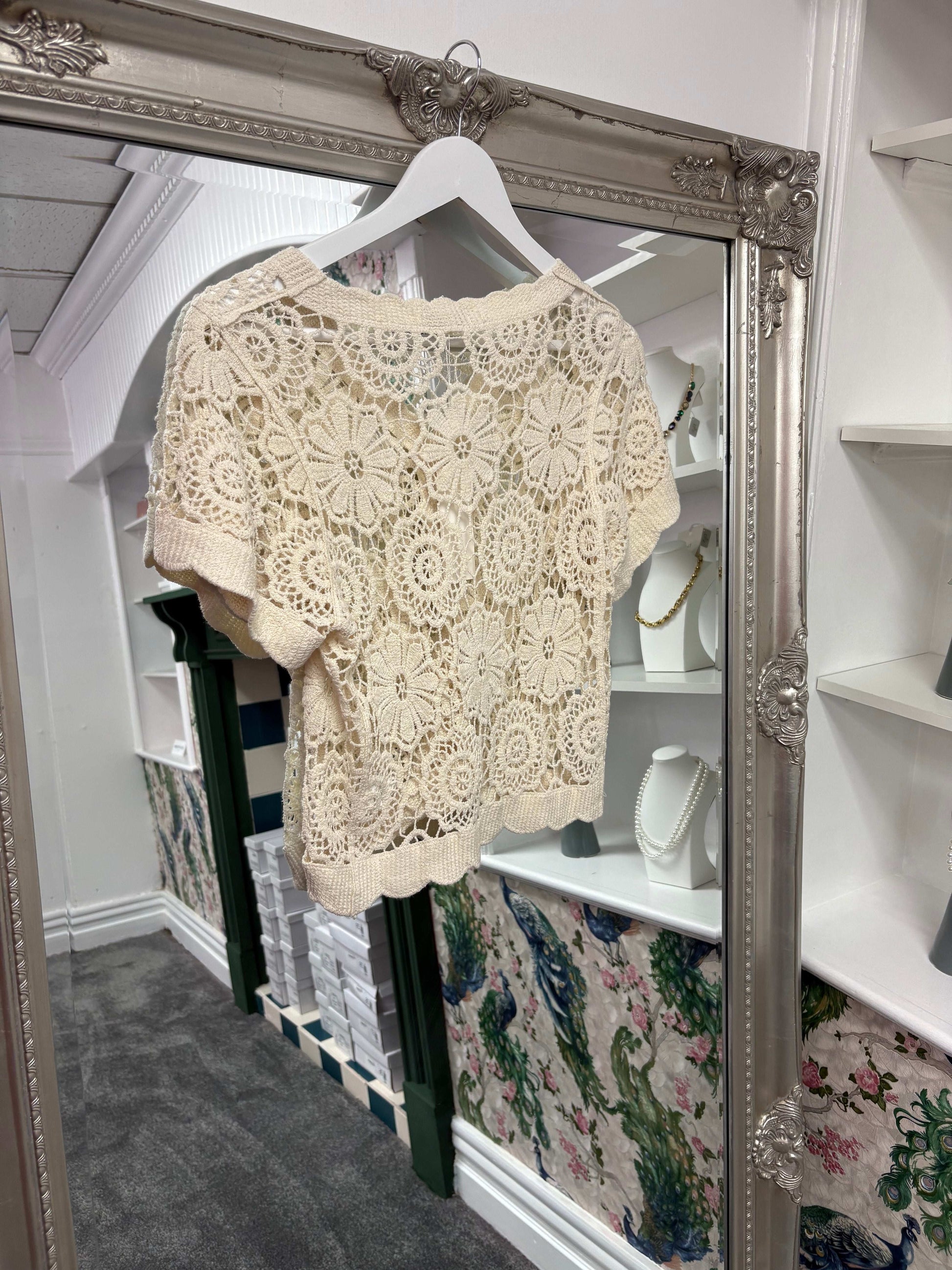 Luxtlye Crochet Cardigan One Size 8-14