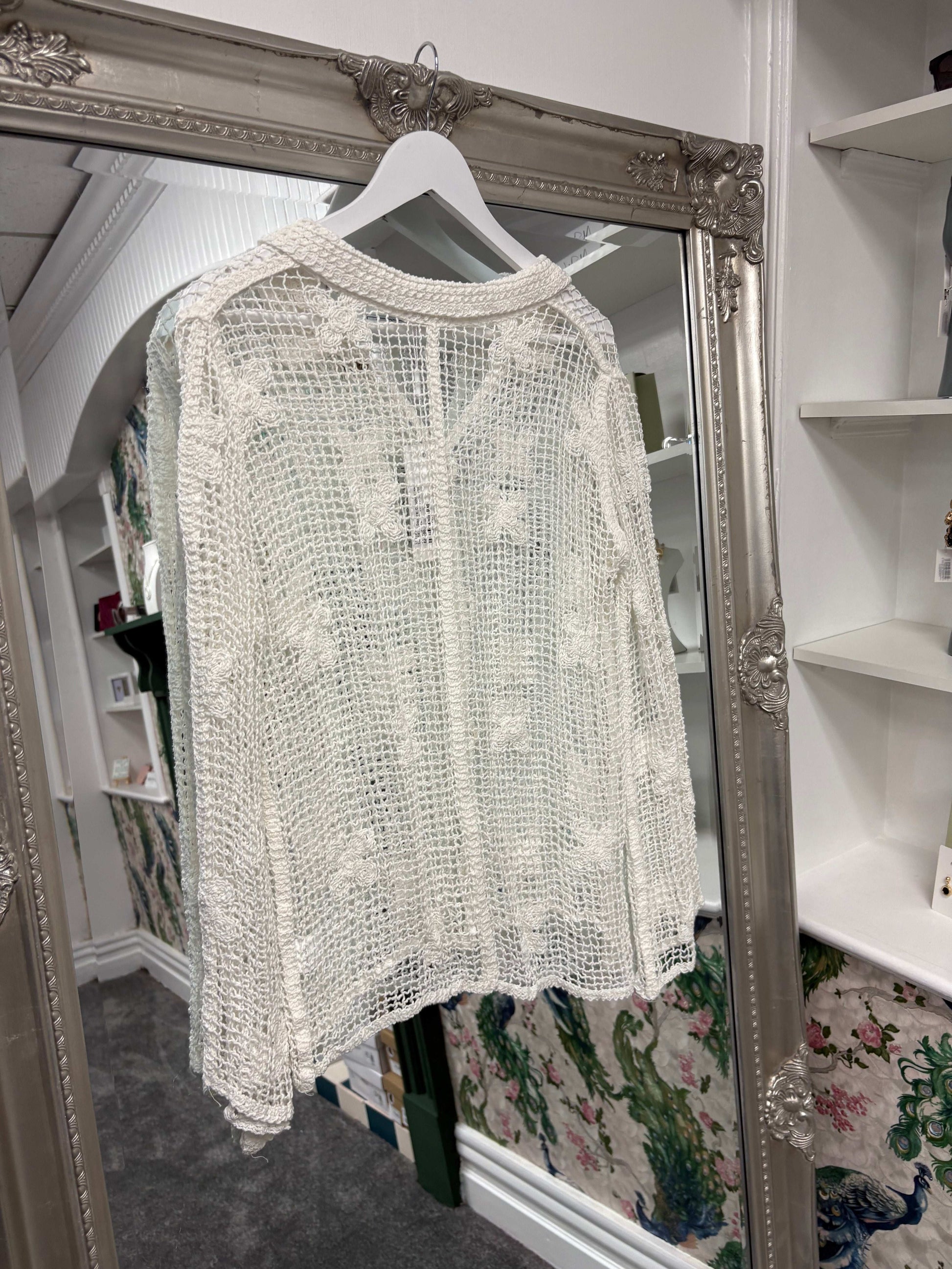 Luxtyle Square Crochet Shirt One Size 8-16/18
