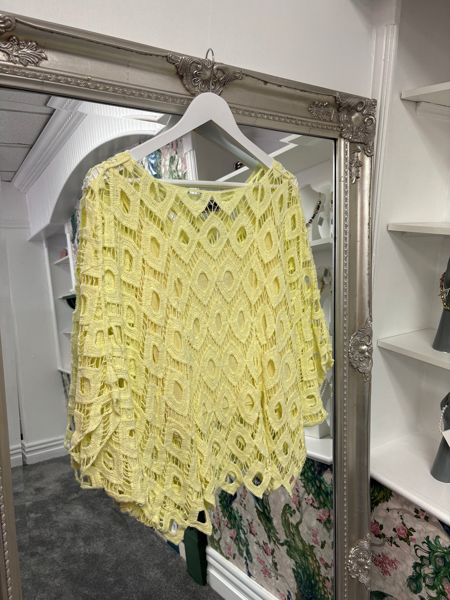 Luxtyle Cami and Crochet Batwing Top One Size Fits 8-16