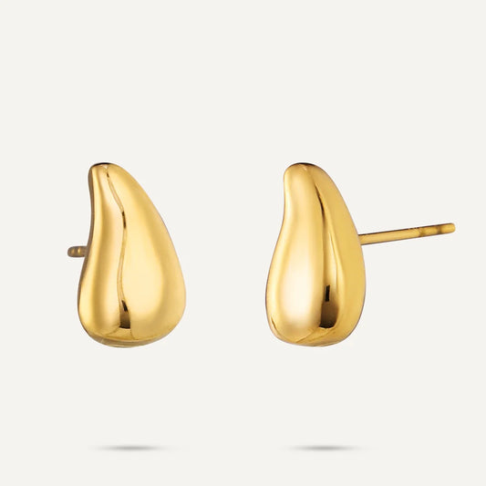 Gold Plated Droplet Earrings