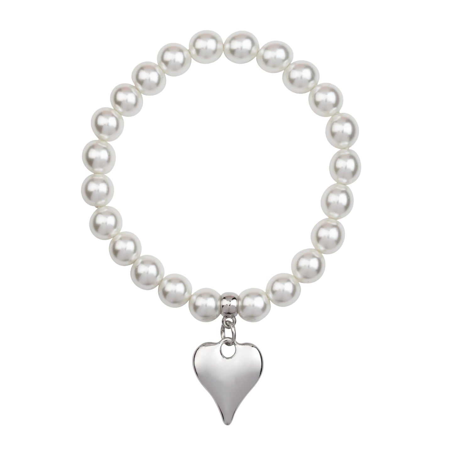 Mother of Pearl Heart Bracelet