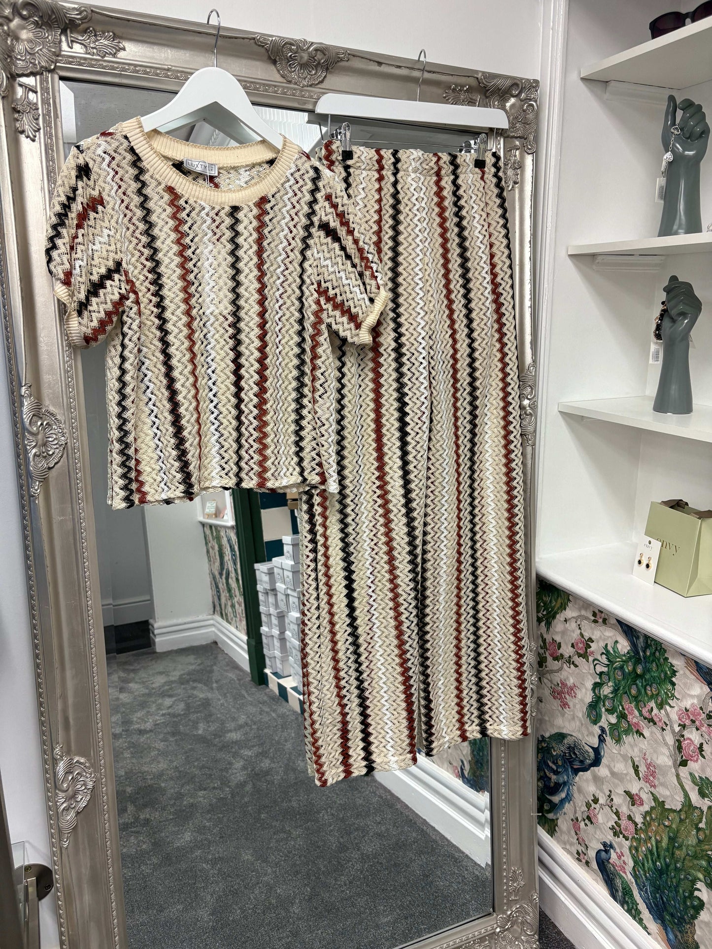 Luxtyle Zig Zag Trouser One Size 8-14