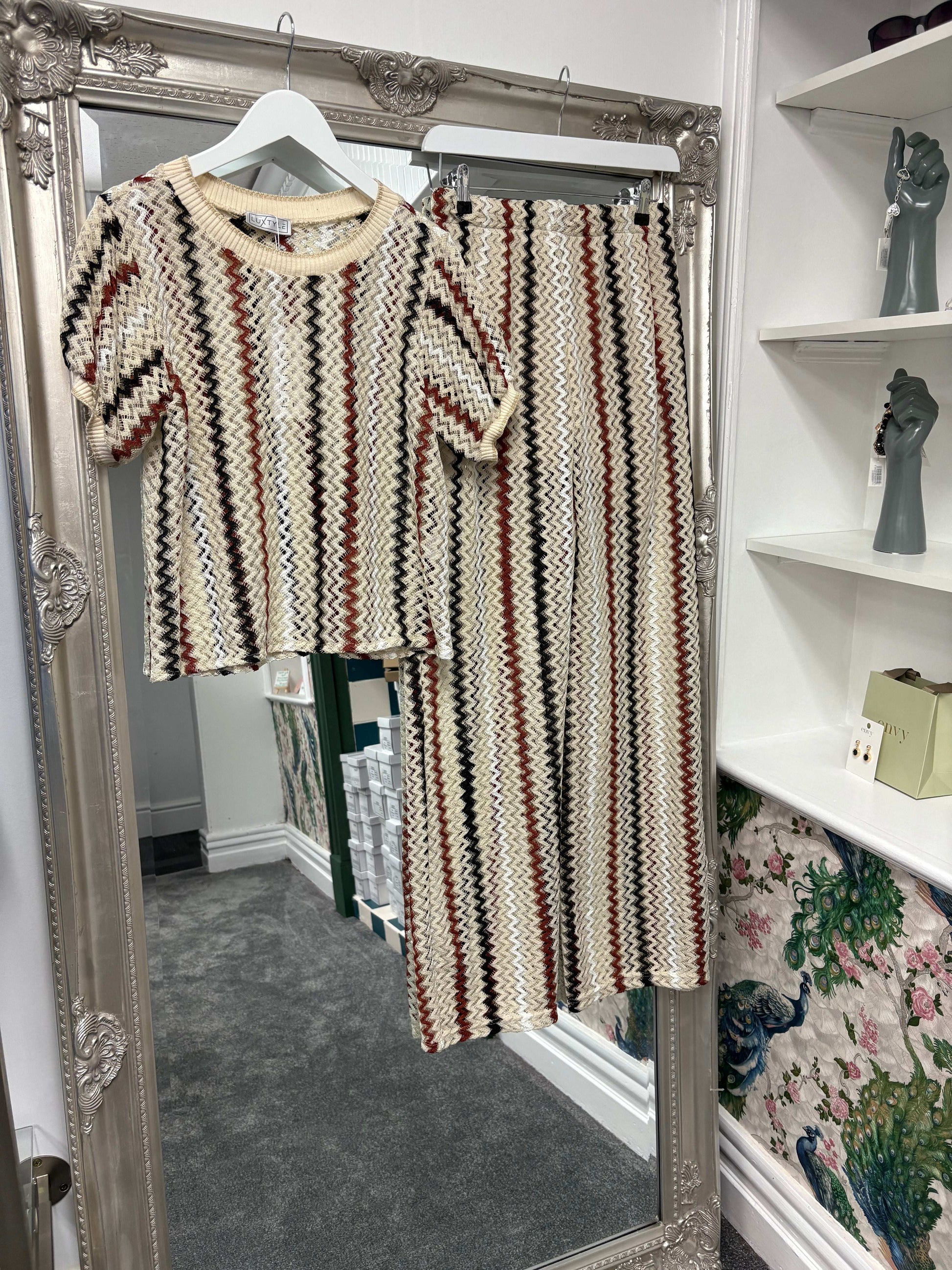 Luxtyle Zig Zag Trouser One Size 8-14