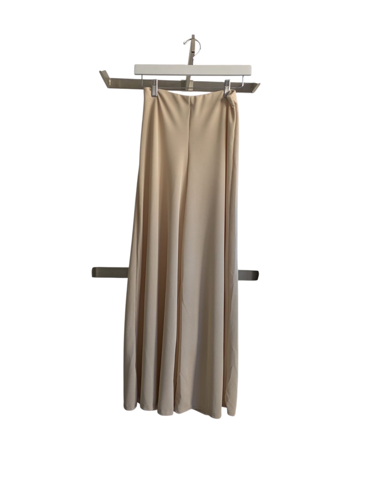Elegant Luxtyle Ivory Trousers in a versatile one-size design, fitting sizes 8-14, with a sleek and stylish silhouette.