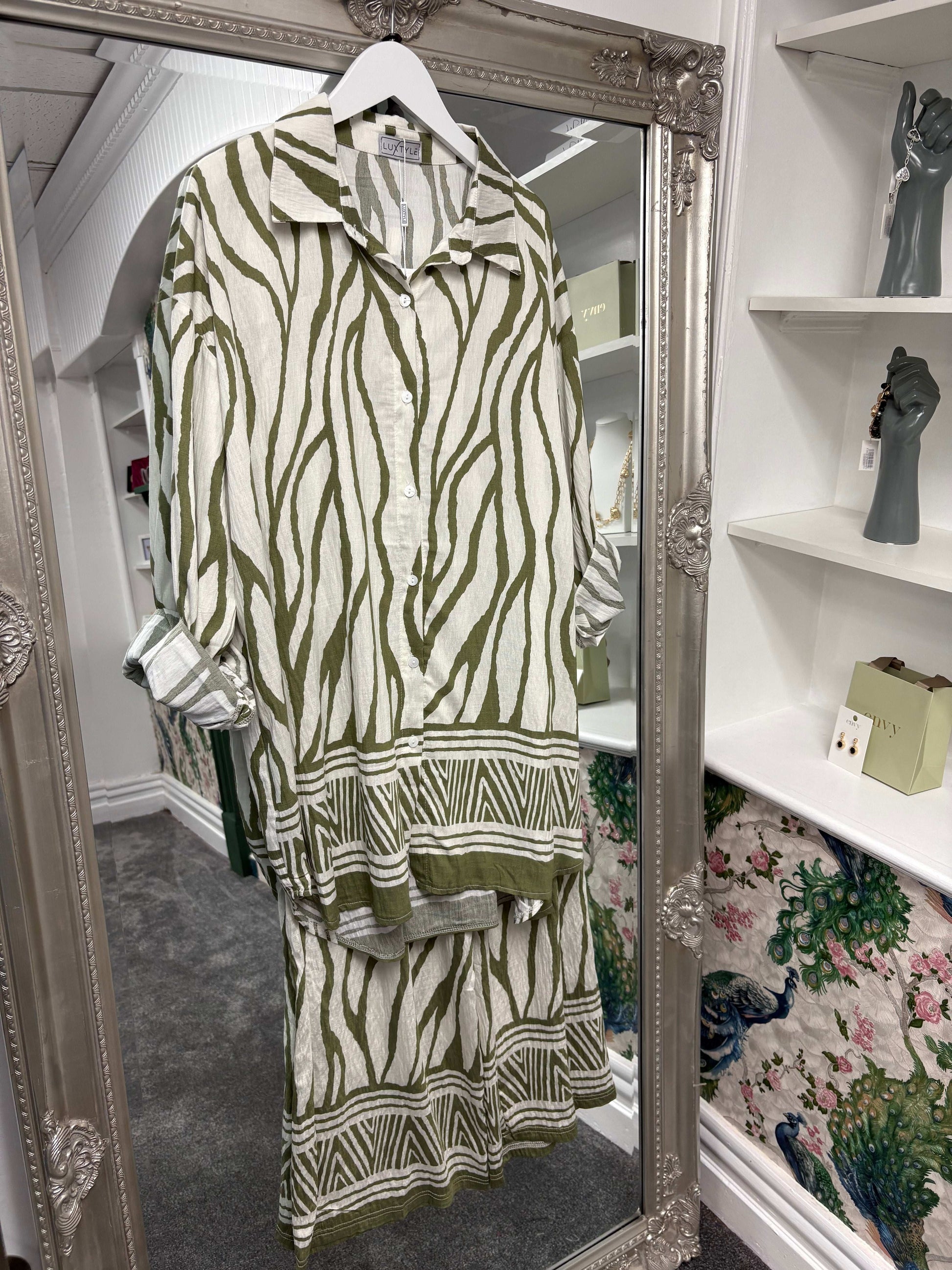 Luxtyle Zebra Co-ord set One Size 8-16/18