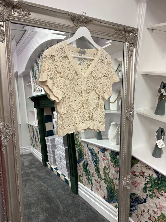 Luxtlye Crochet Cardigan One Size 8-14
