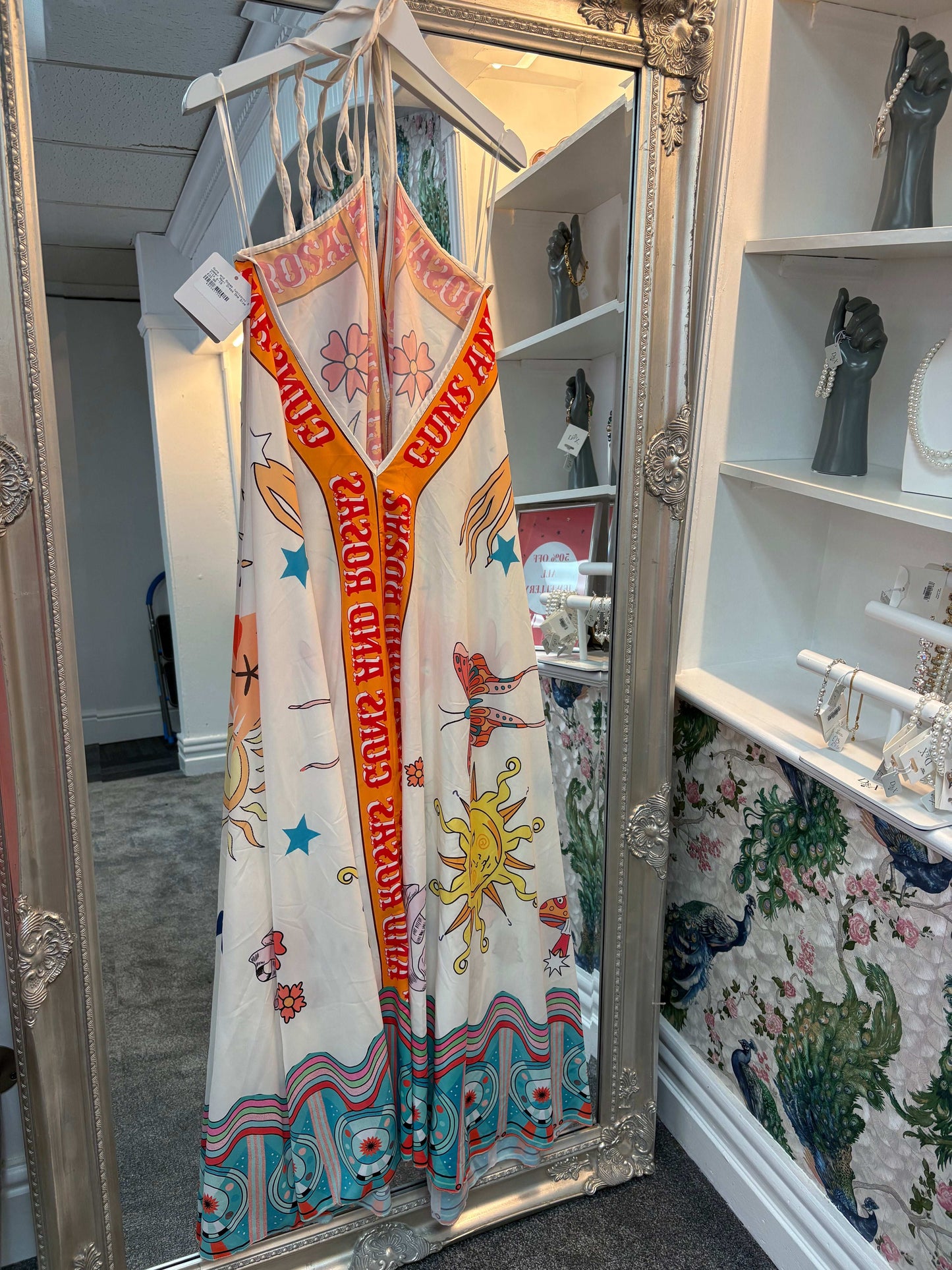 Guns and Rosas (unicorn) Summer Maxi Dress One Size 8-18