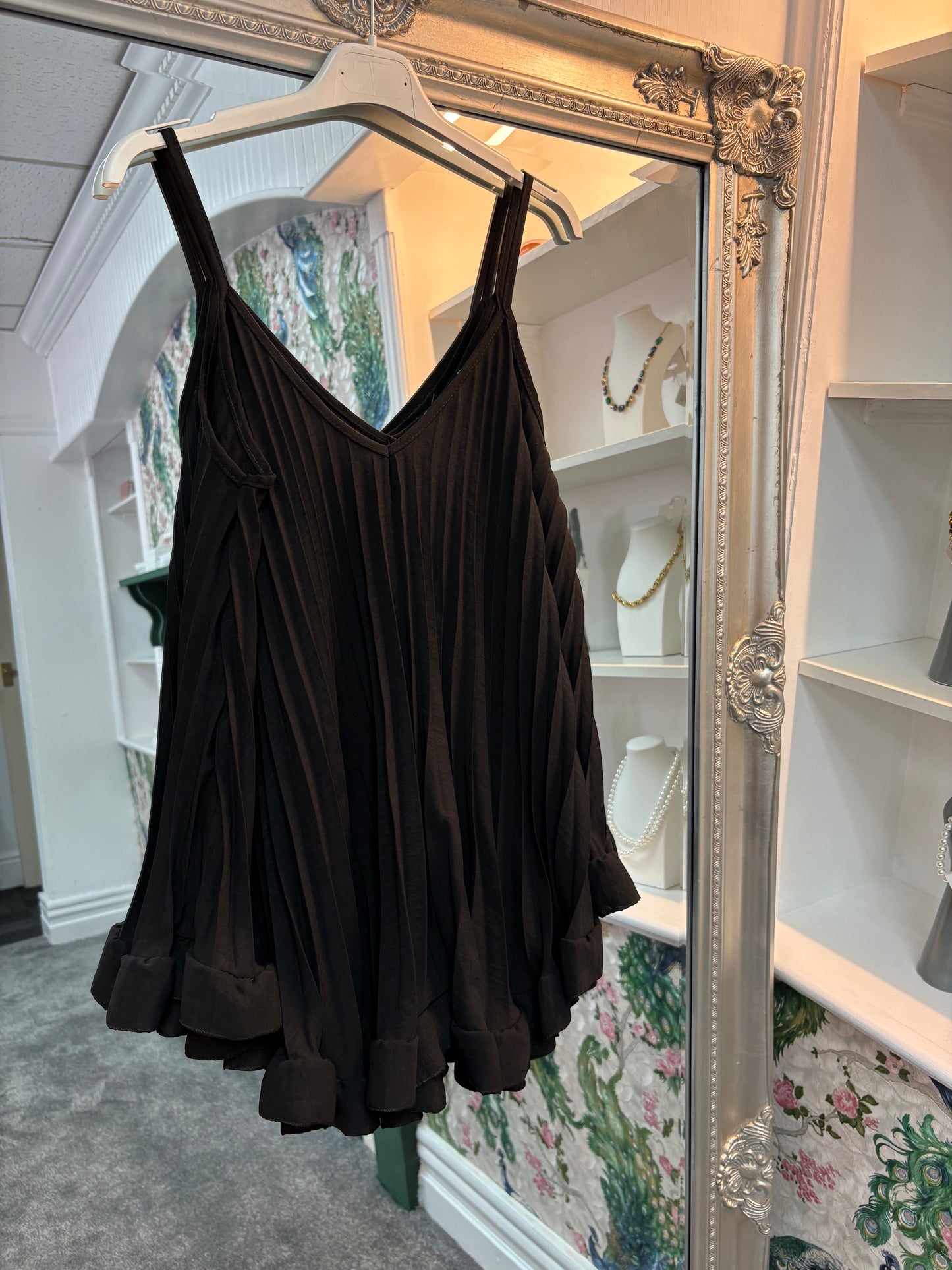 Pleated Strappy Top One Size Fits 8-22