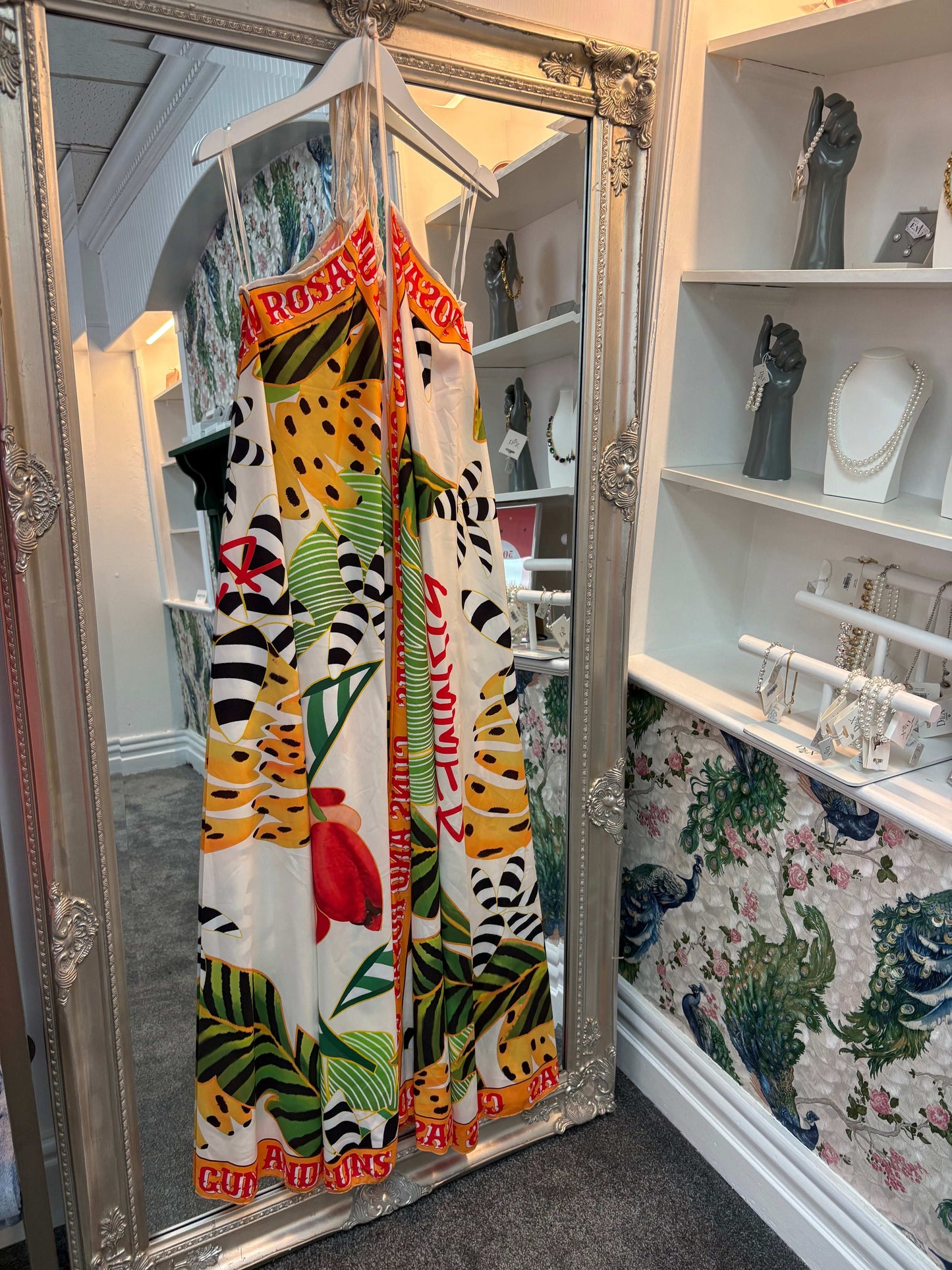 Guns and Roses Summer Maxi Dress One Size fits 8-1