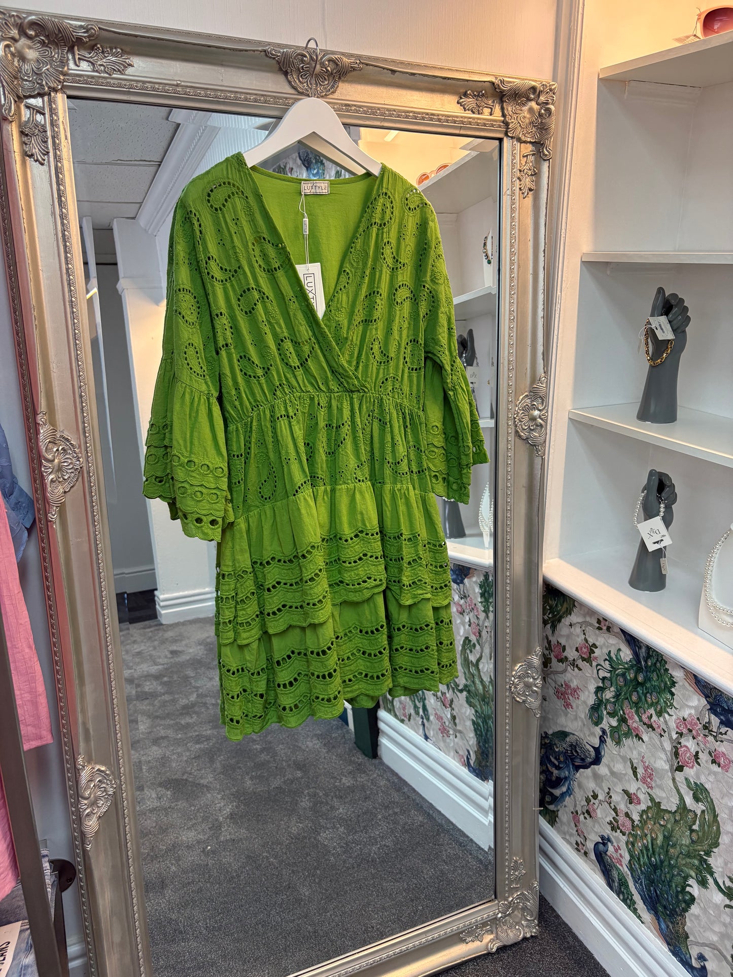 Luxtyle Cross Over Cotton Dress One Size fits 8-16