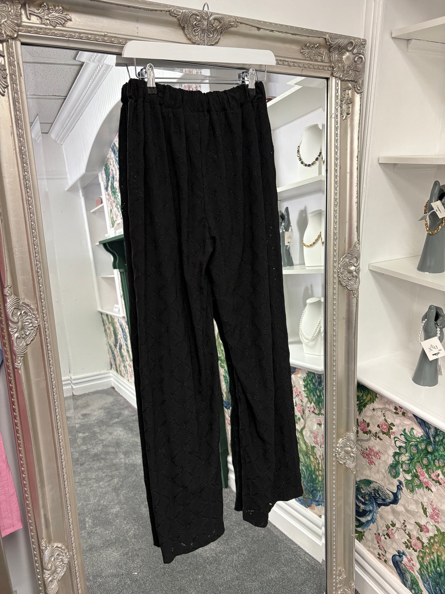 Luxtyle Diamond Pattern Trousers One Size fits 8-18