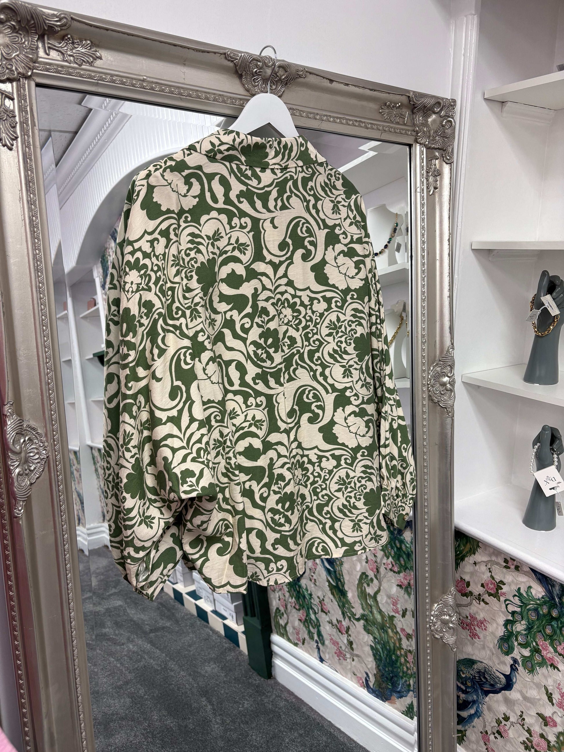 Luxtyle Patterned Blouse One Size Fits 8-18