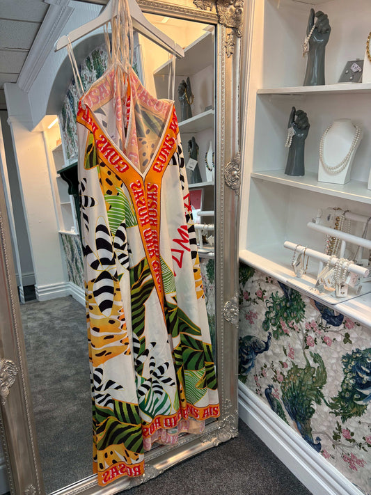 Guns and Roses Summer Maxi Dress One Size fits 8-1