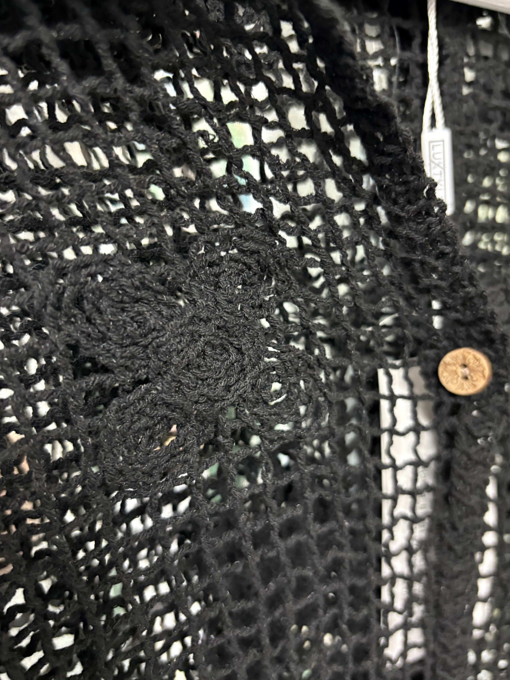 Luxtyle Square Crochet Shirt One Size 8-16/18