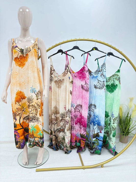 Jungle Print Cami Dress One Size 8-18/20