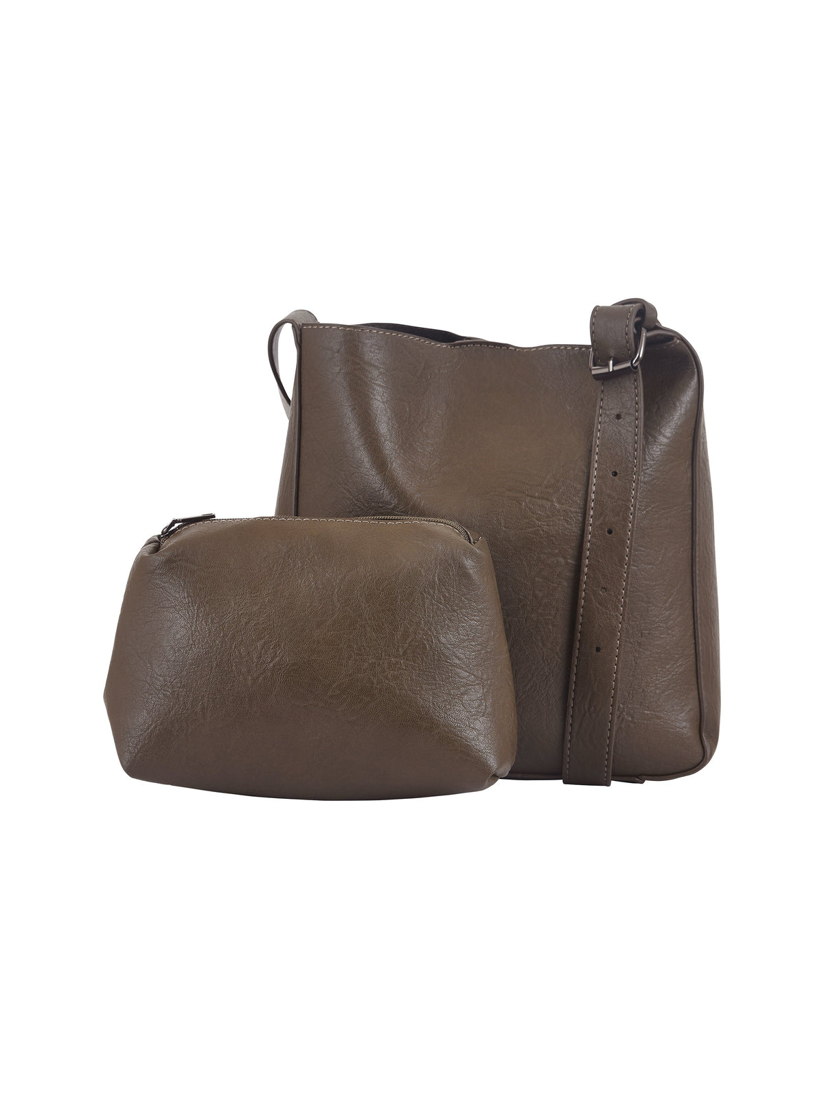 Yumi Brown Shoulder Bag