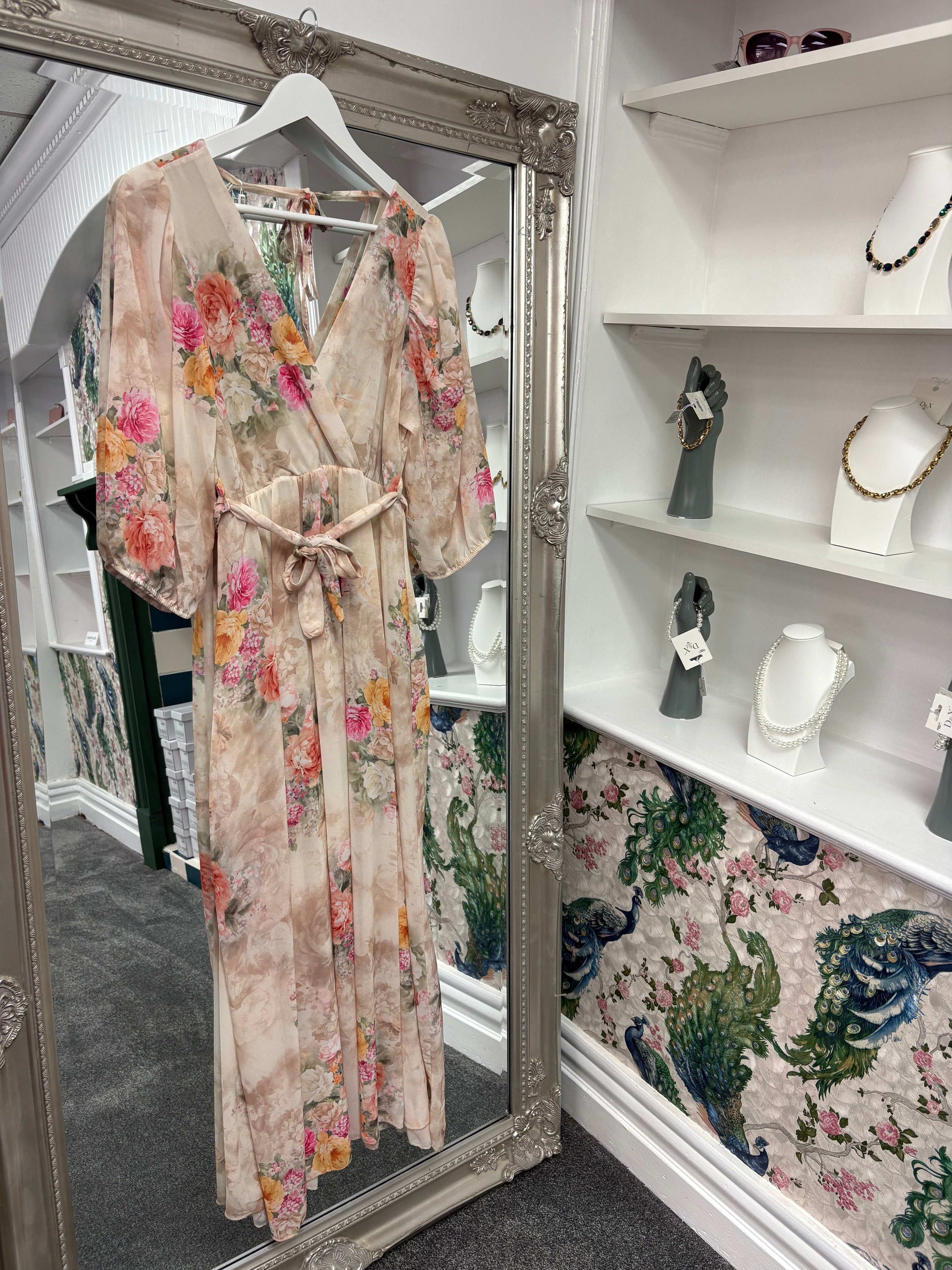 Luxtyle Floral Maxi Dress | One Size 8-16 Elegant Summer Dress Envy Boutique Luxtyle Floral Maxi Dress | One Size 8-16 Elegant Summer Dress Envy Boutique