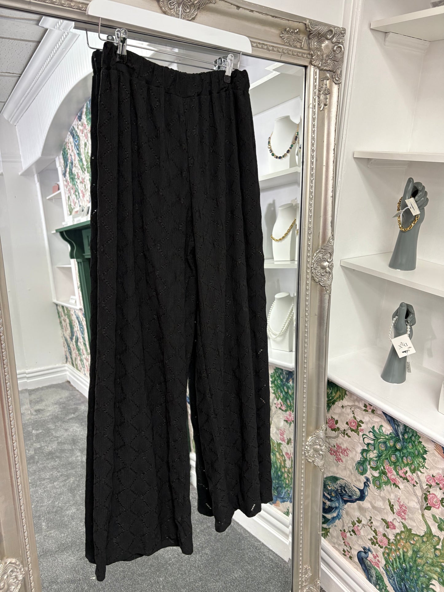 Luxtyle Diamond Pattern Trousers One Size fits 8-18