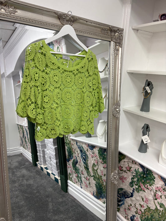 Luxtyle Cami and Crochet Top One Size 8-14