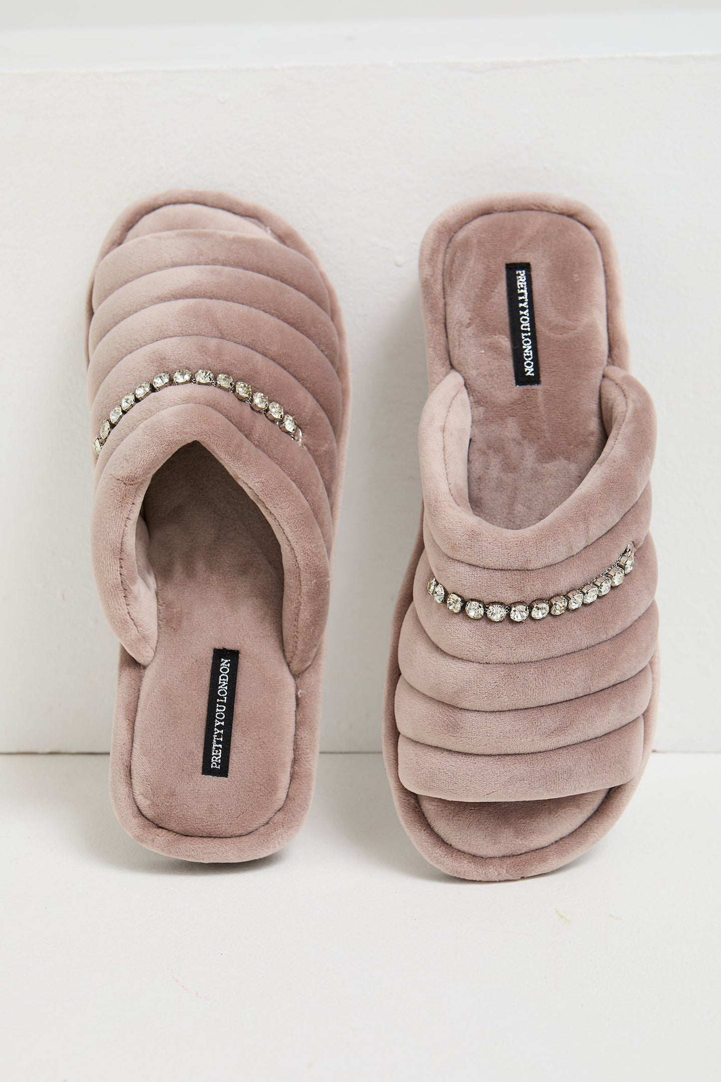 Frankie Slippers in Mink
