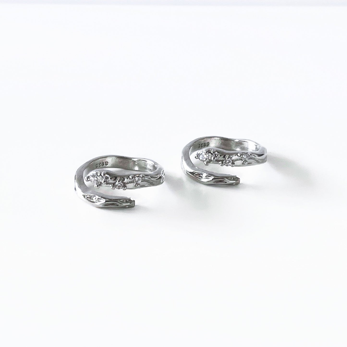 Selma Silver Tone Wrap Ring