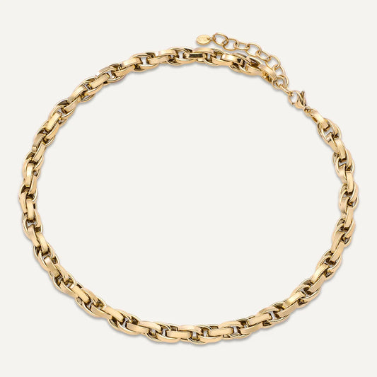 Gold Plated Chunky Necklace