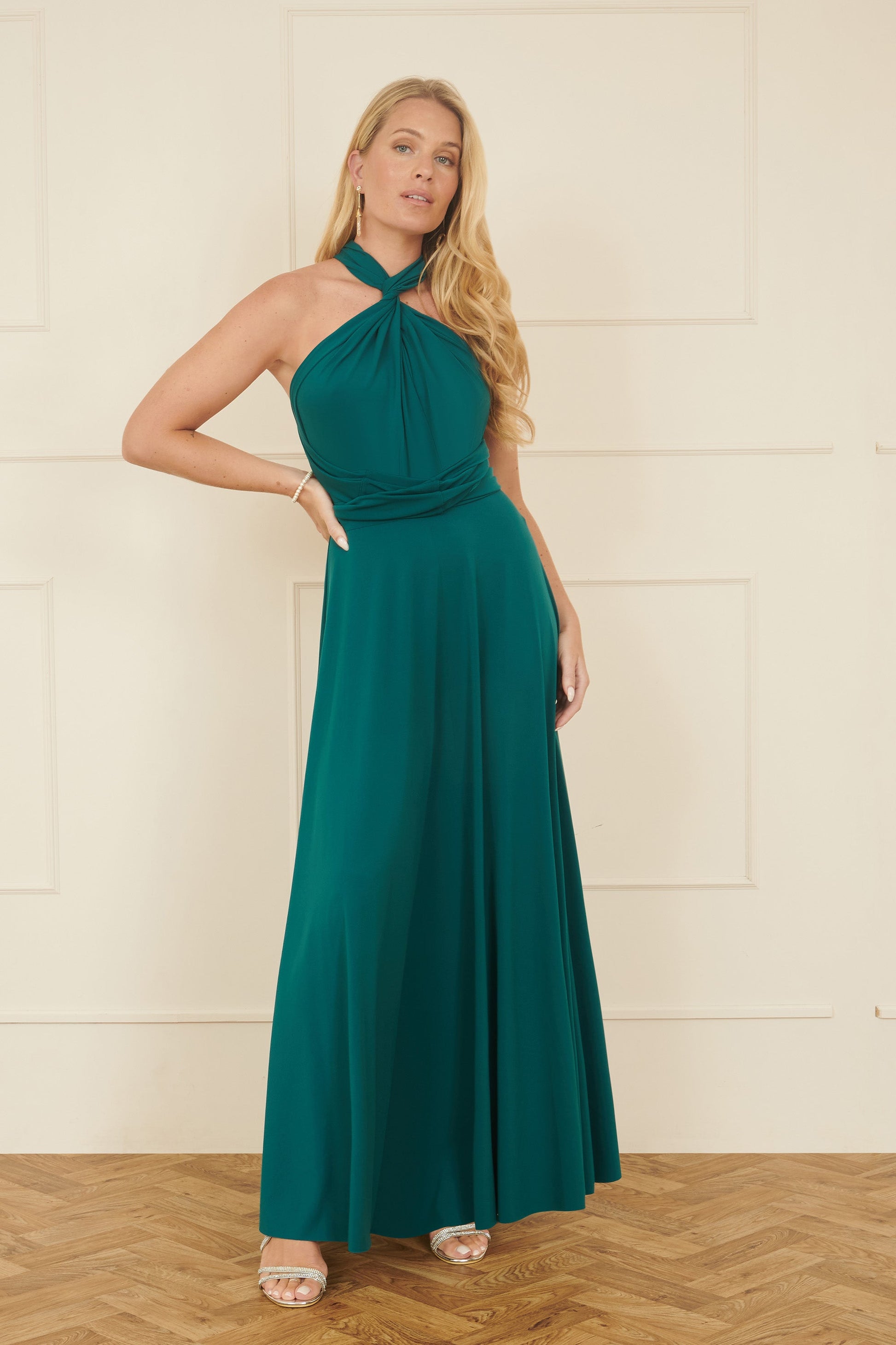 green emerald velvet dress house of sunny