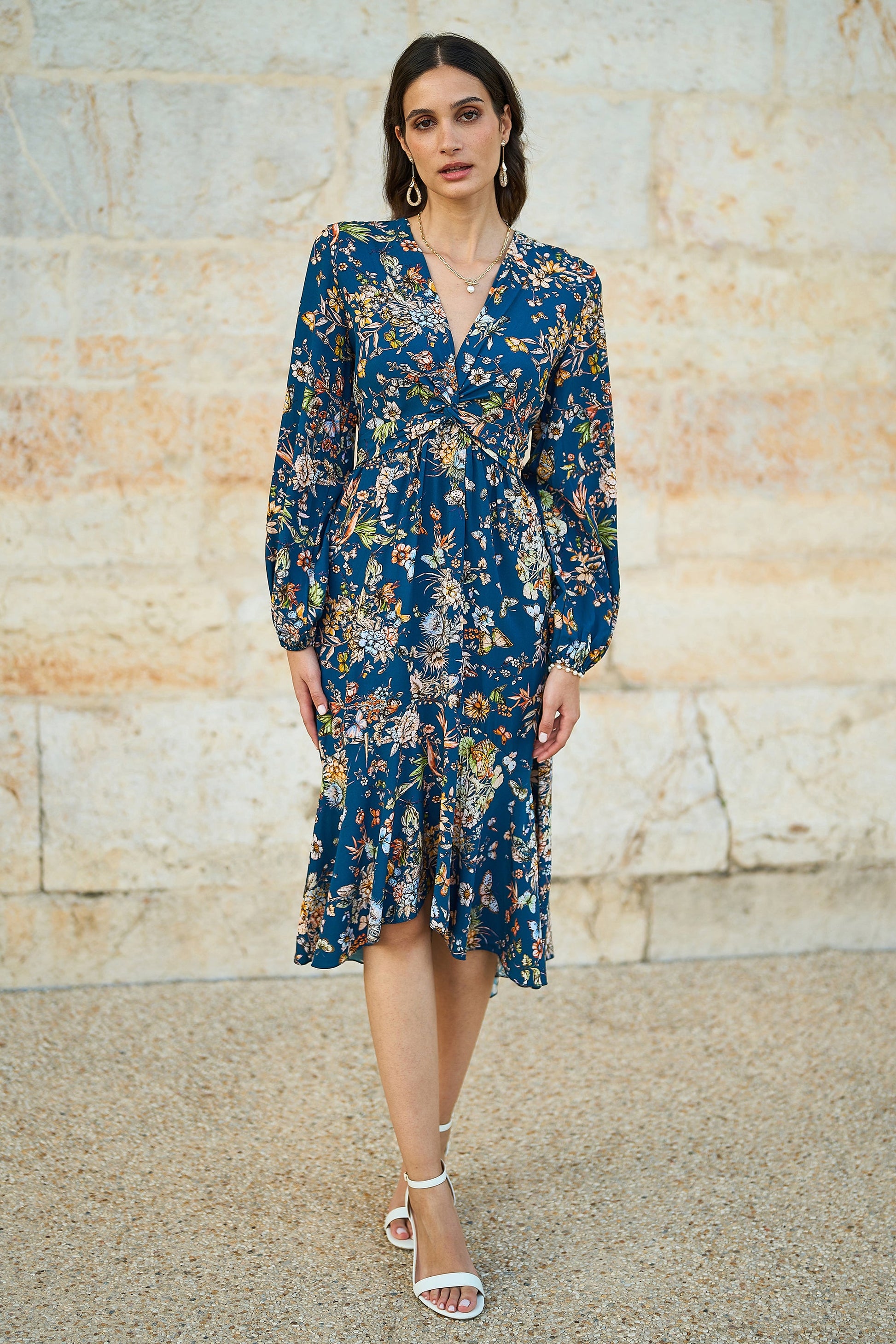 tie knot midi dress Sycamore Tie Knot Midi Dress