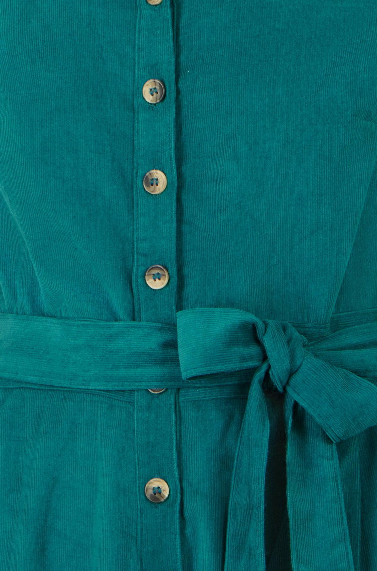 Yumi Teal Cord Relaxed Jumpsuit