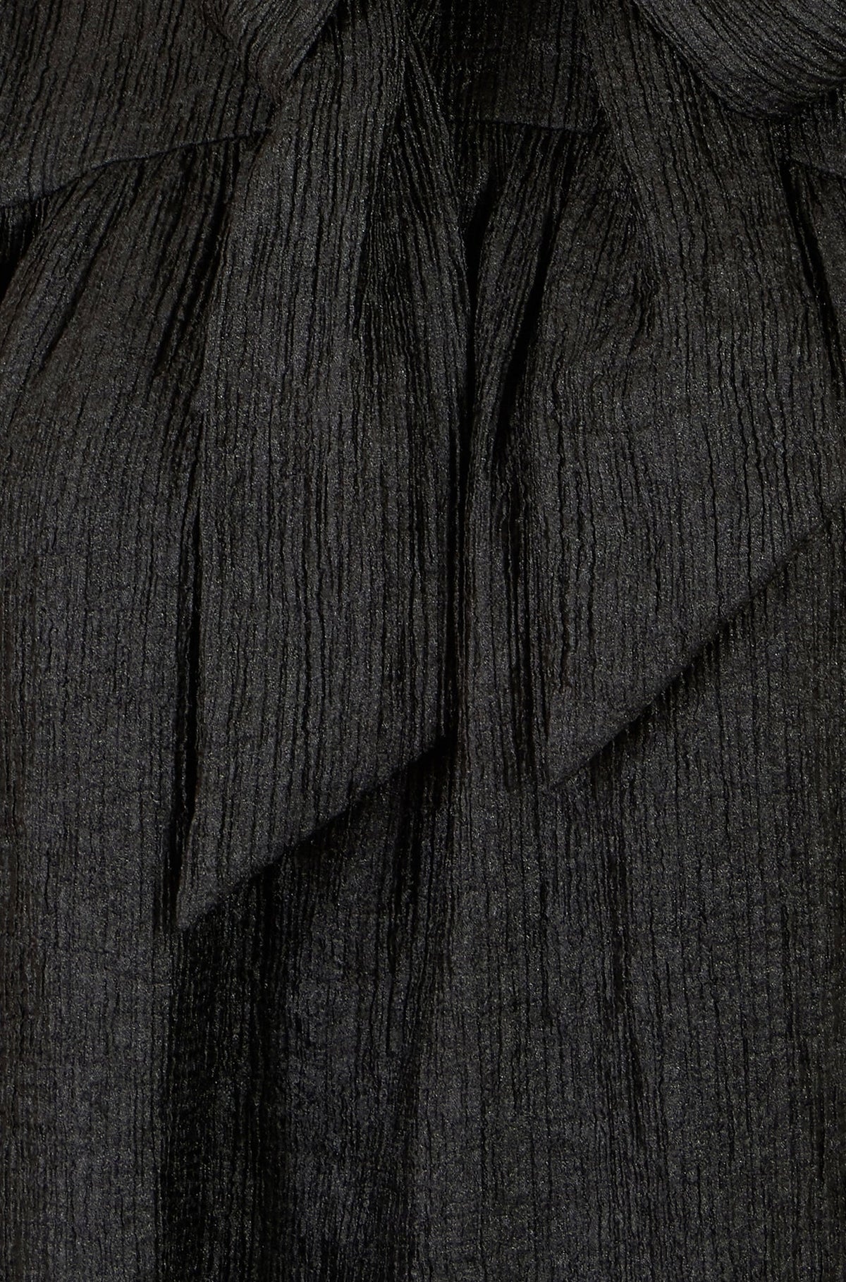 Yumi Black Scarf Tunic Dress
