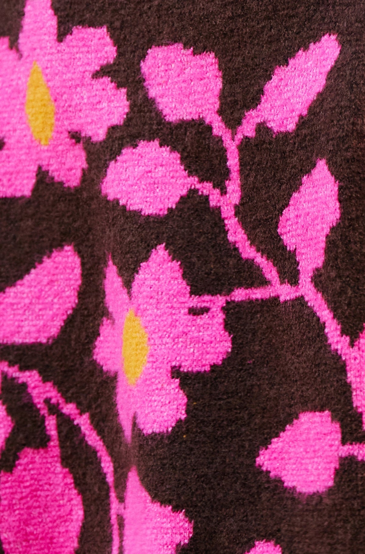 Yumi Multicolour Floral Intarsia Relaxed Fit Jumper