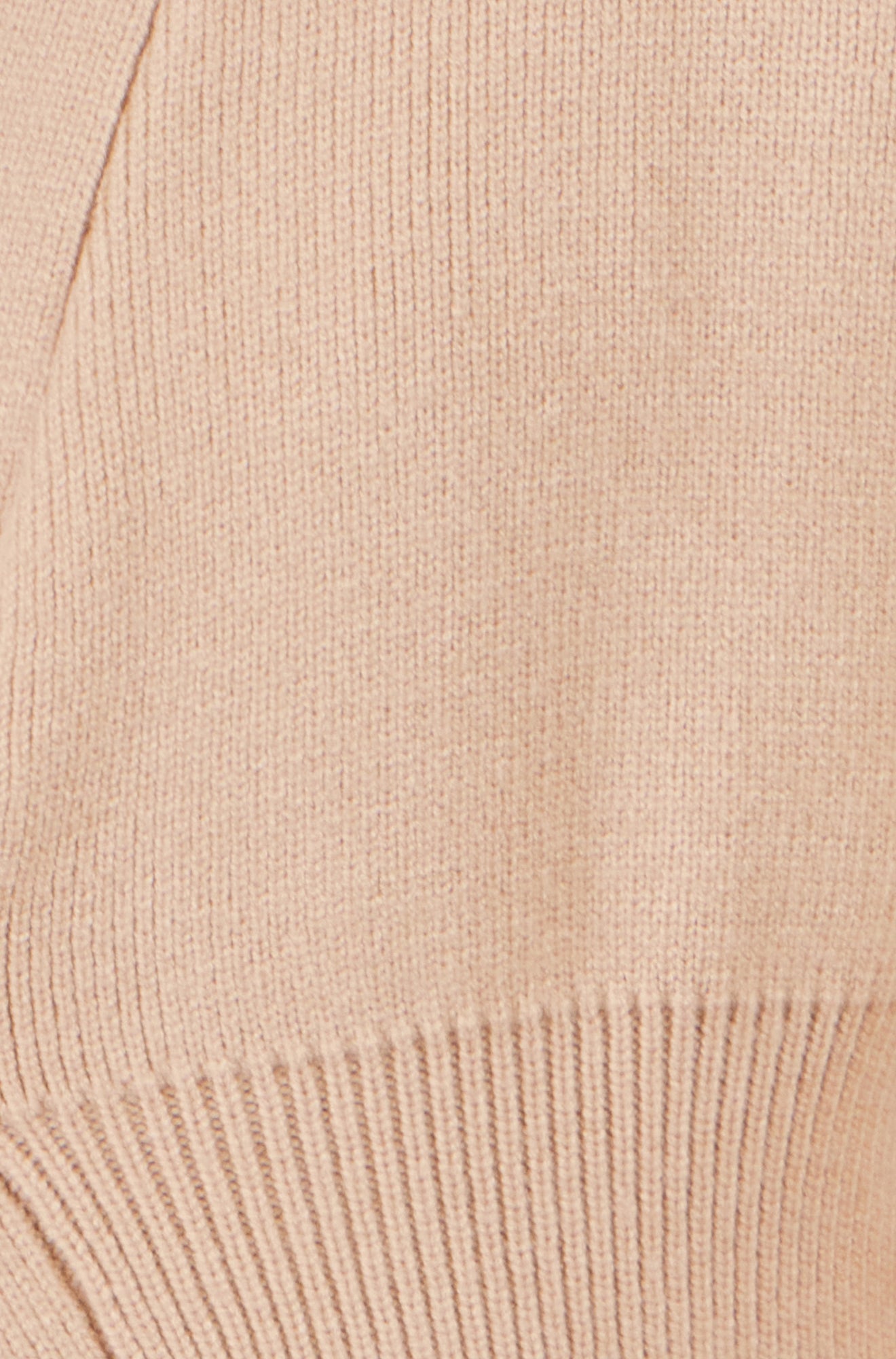 Yumi Beige Knitted Button Cardigan