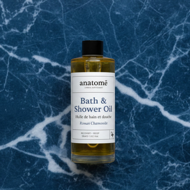Calming Shower Calming Bath & Shower Oil with Roman Chamomile – Sleep & Stress Relief ...