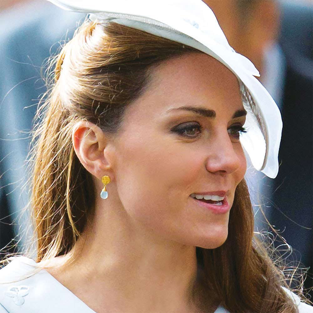 Classic Athena Kate Drop Earrings Amethyst